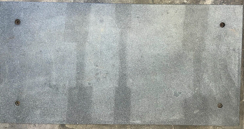 COLLINS MICROFLAT SOLID GRANITE INSPECTION TABLE 60" X30" X28-1/2" 4"GRANITE