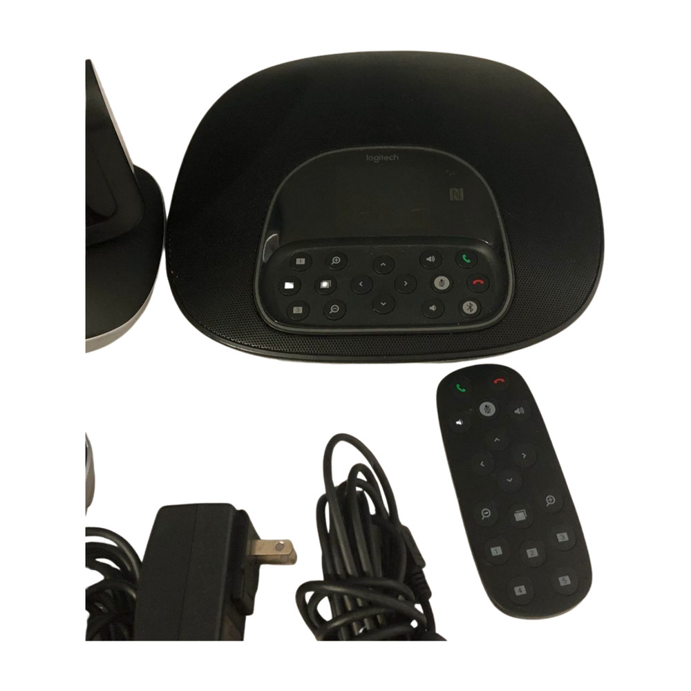 Logitech V-U0036 Group Video Conference System Camera Speakerphone Remote & Hub