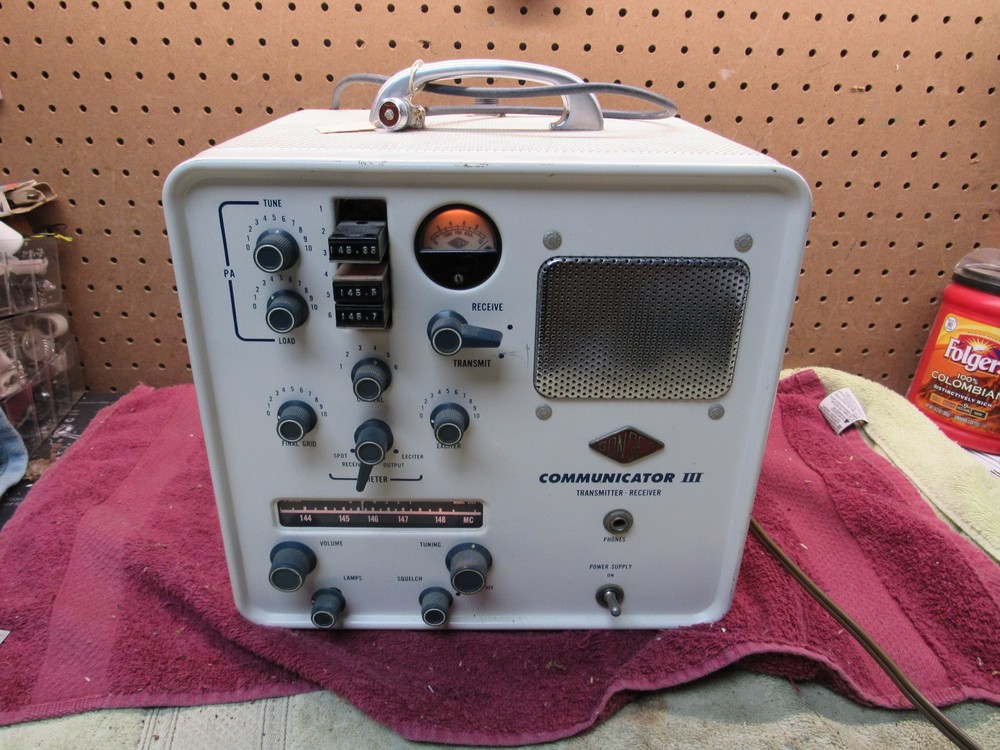 Gonset Communicator III Model 3133 2 Meter Transmitter Receiver HAM Radio
