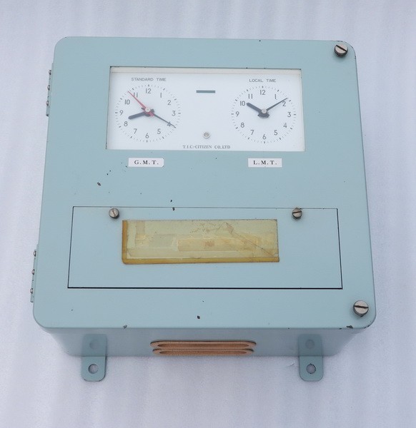 HUGE MASSIVE CITIZEN JAPAN CRYSTAL SHIPS MARINE NAVIGATION MASTER CLOCK WATCH