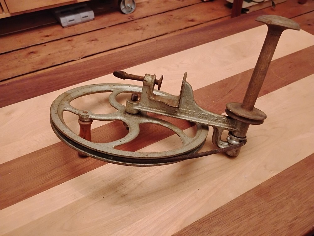 Antique Cast Iron Table Top Spool Winder Nilus Leclerc