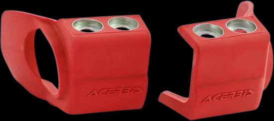 Acerbis Red Lower Fork Shoe Boot Protector Pair Honda CRF250R 09-25