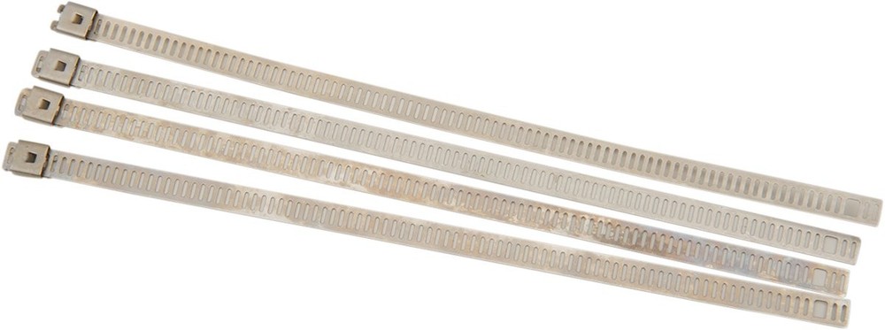Cycle Performance 8" Stainless Ladder Exhaust Wrap Clamps (4-Pack) (CPP/9076)