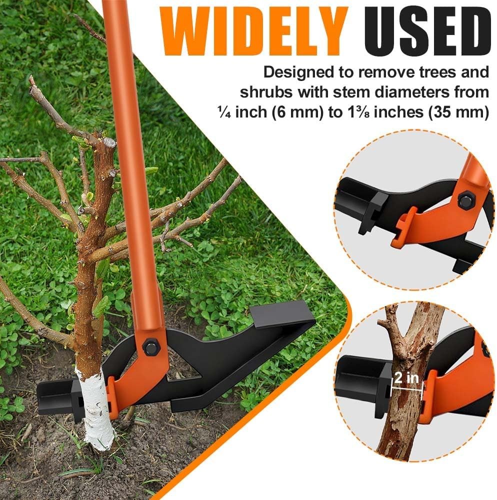 Steel Frame Heavy Duty Sapling Puller 43 Inch Tool