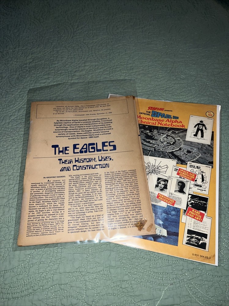 Moonbase Alpha Technical Notebook Official Edition 1999