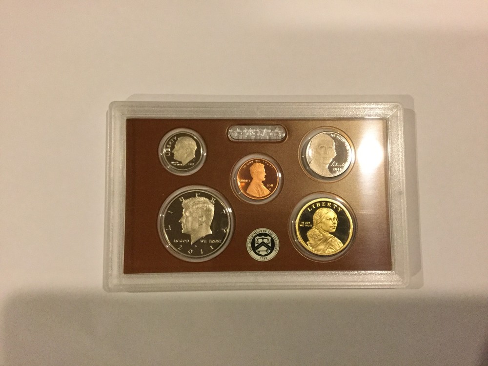 2011 US Proof Set with box and papers