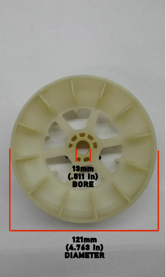 One KHA 400 Cooling Fan, Plastic - 02034568010