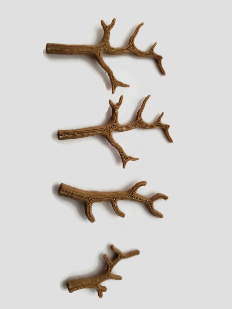 Miniature Trees and Branches 28mm (9pc) Grim Dark RPG Scatter Tabletop Wargaming