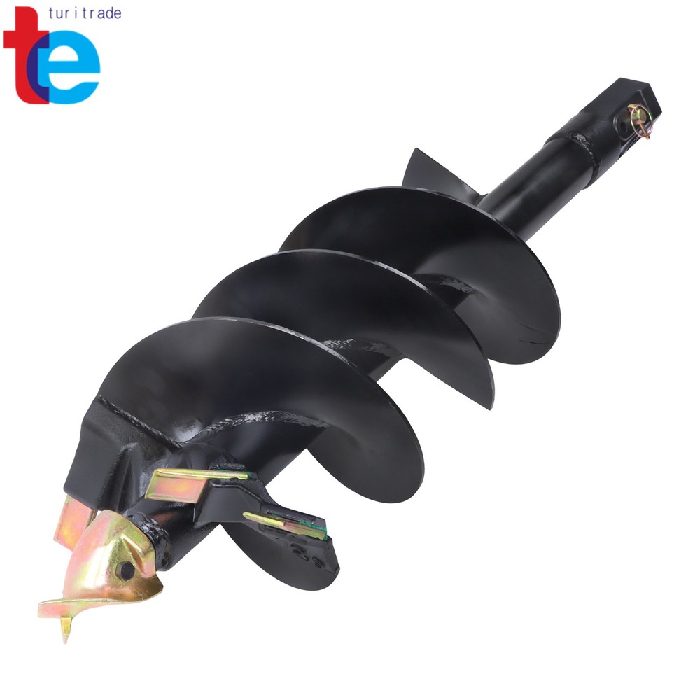 12" Auger Bit 48" Depth, 2" Hex Skid Steer Ready For Post Hole Digger