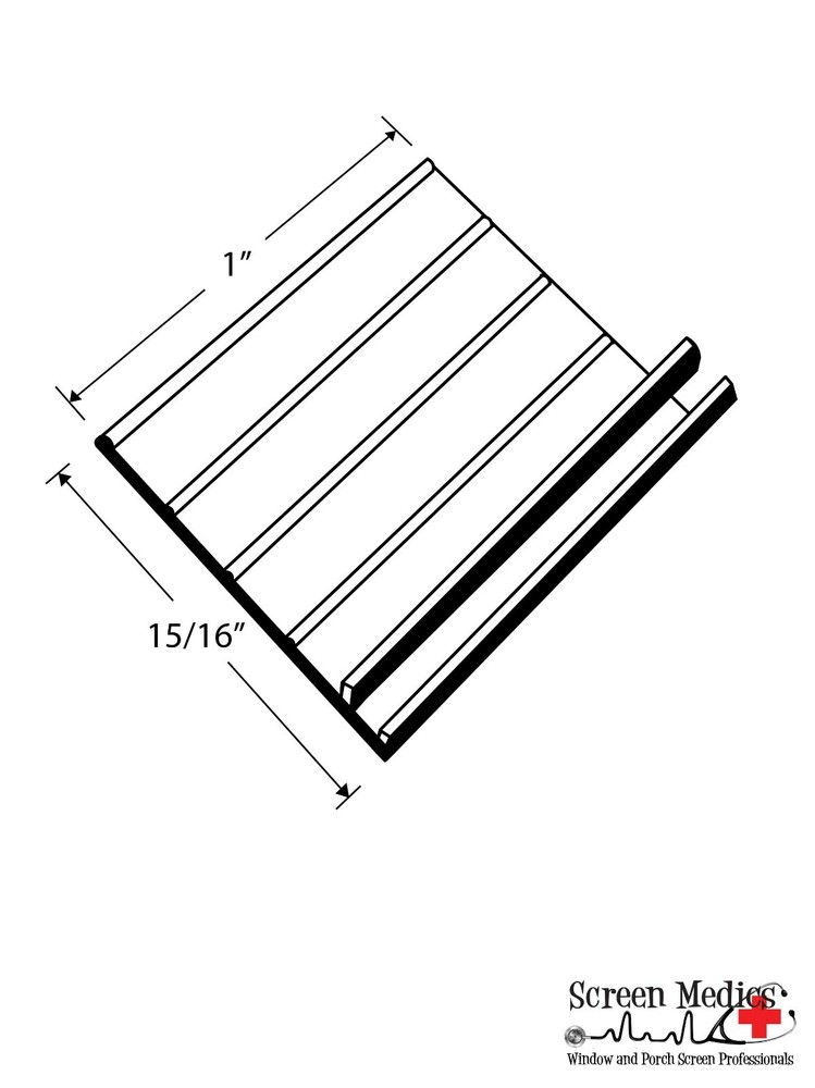 20 Pack - Black Hard PVC Pull Tabs for Window Screens