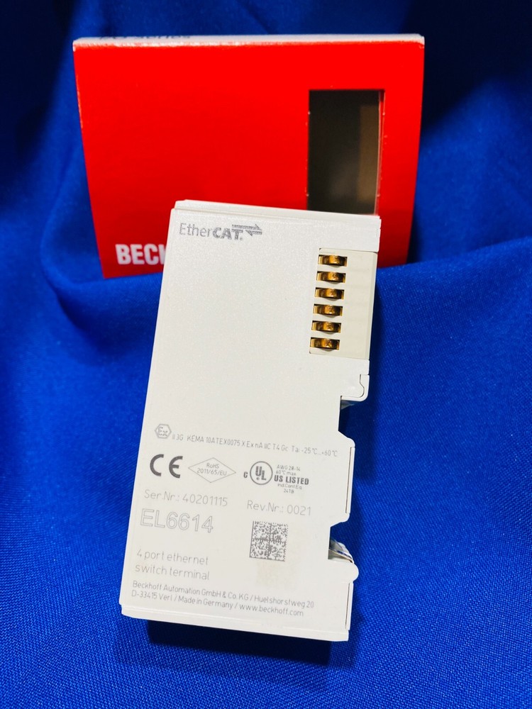 PLC HDWR, ETHERNET SWITCH, 4 P EL6614