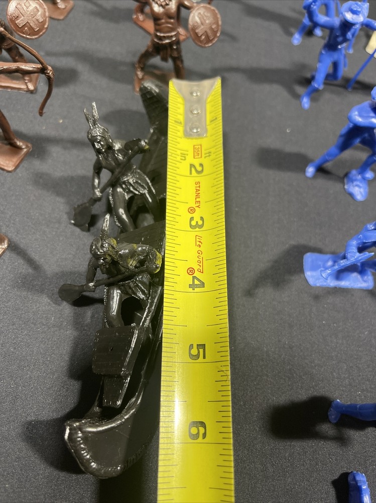 CHERILEA Playset Figures 7th Cavalry And Indians Regiment 60mm 65 PC