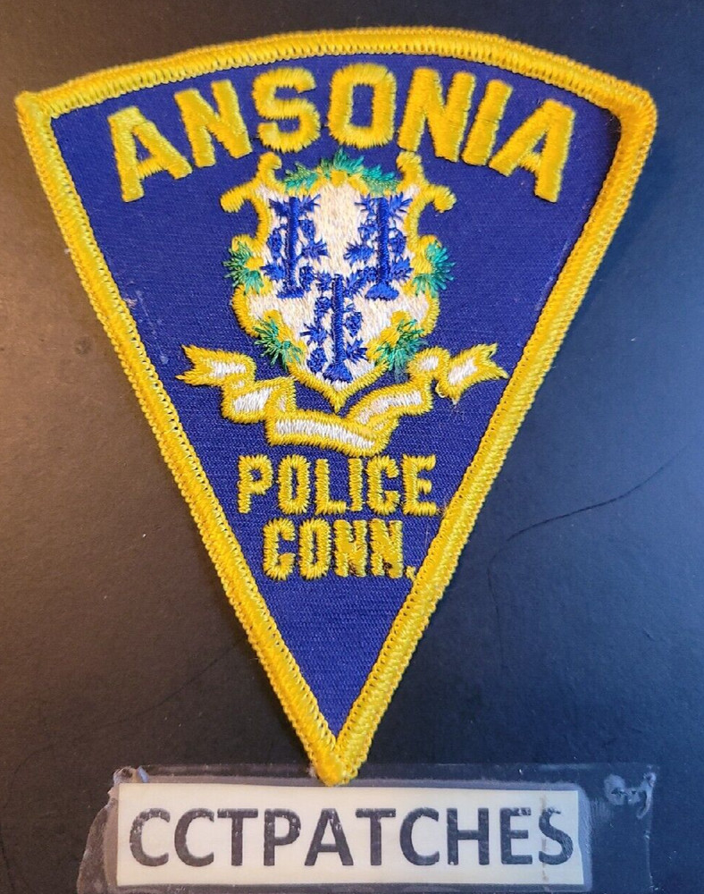ANSONIA, CONNECTICUT POLICE SHOULDER PATCH CT