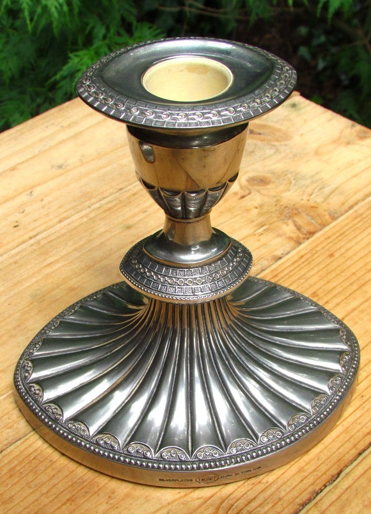Falstaff Vintage Silver Plated Candlesticks