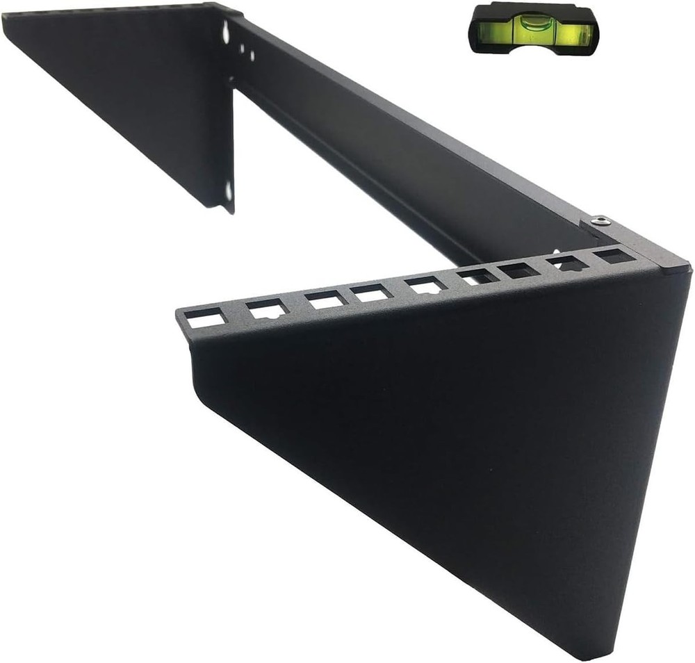 Versatile 3U Wall Mount Rack for Networking Equipment - 125 lb Load Capacity