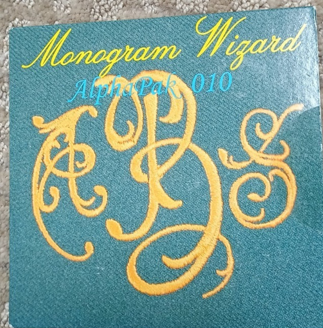 MONOGRAM WIZARD – ALPHA PAK 010 | NEW