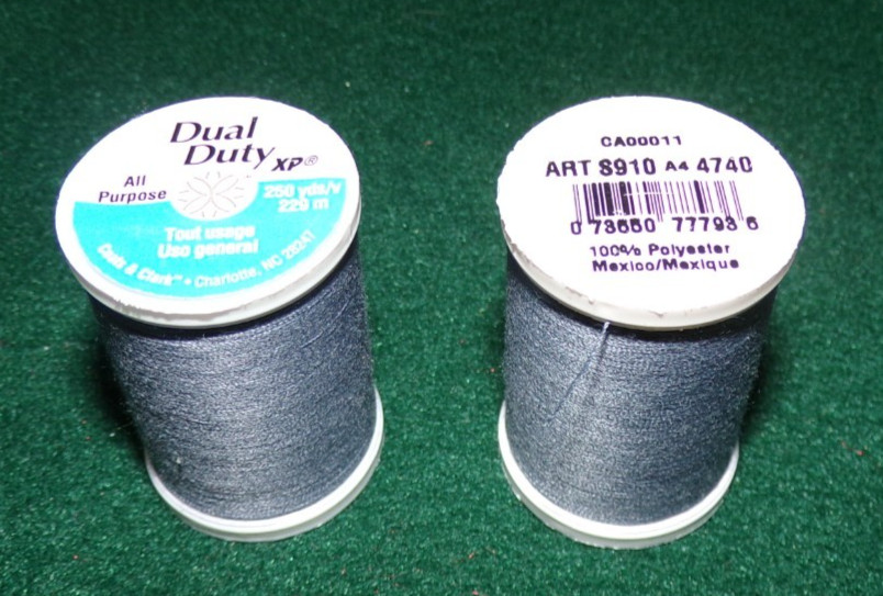 Dual Duty All Purpose Polyester Thread, 250 yards, Blueridge (4740)