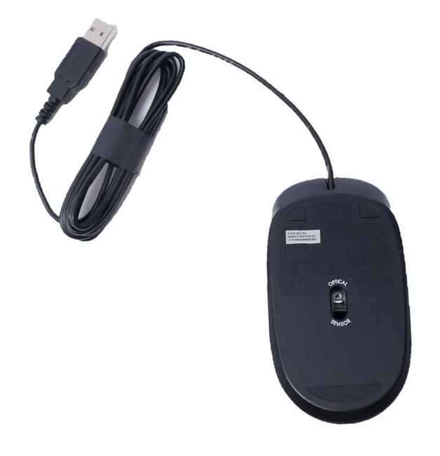 Lot Of 10 HP USB 2-Button Optical Wired Mouse