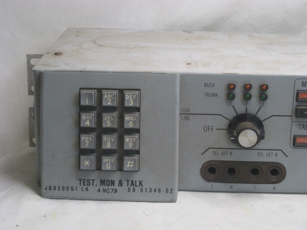 TEST MON TALK electronic ? keypad telephone phone patch bridge connection box