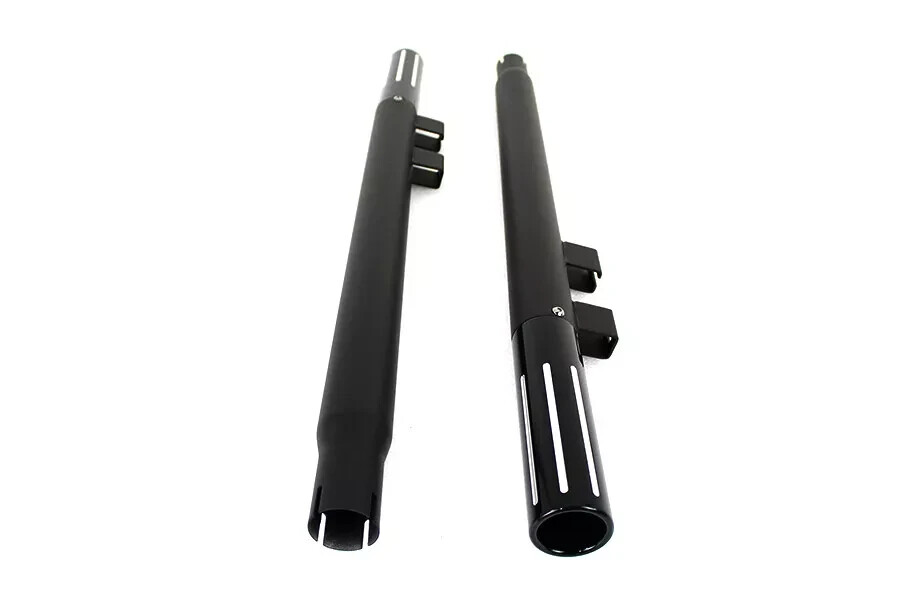 FLT Shotgun Tail Pipe Extension Set fits Harley Davidson 30-0659