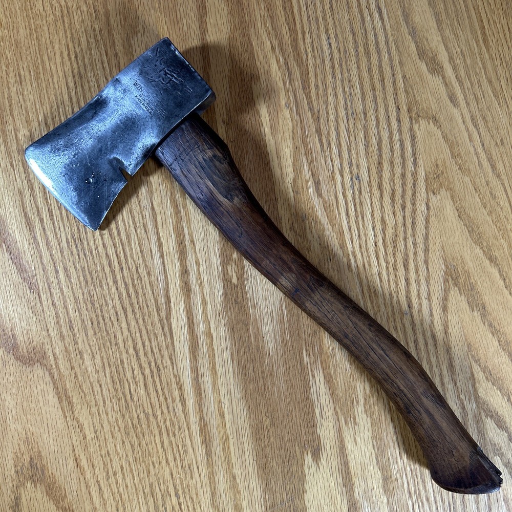 Antique Winchester Hatchet Marked Full 3" Blade 12.5" Handle