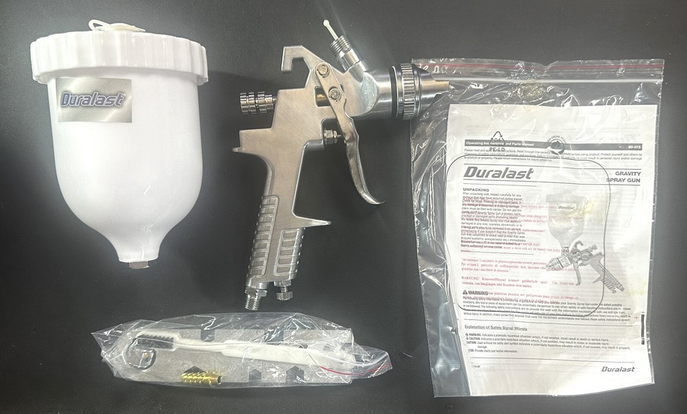 DURALAST  80-373  20oz Gravity Spray Gun 1.4mm Tip