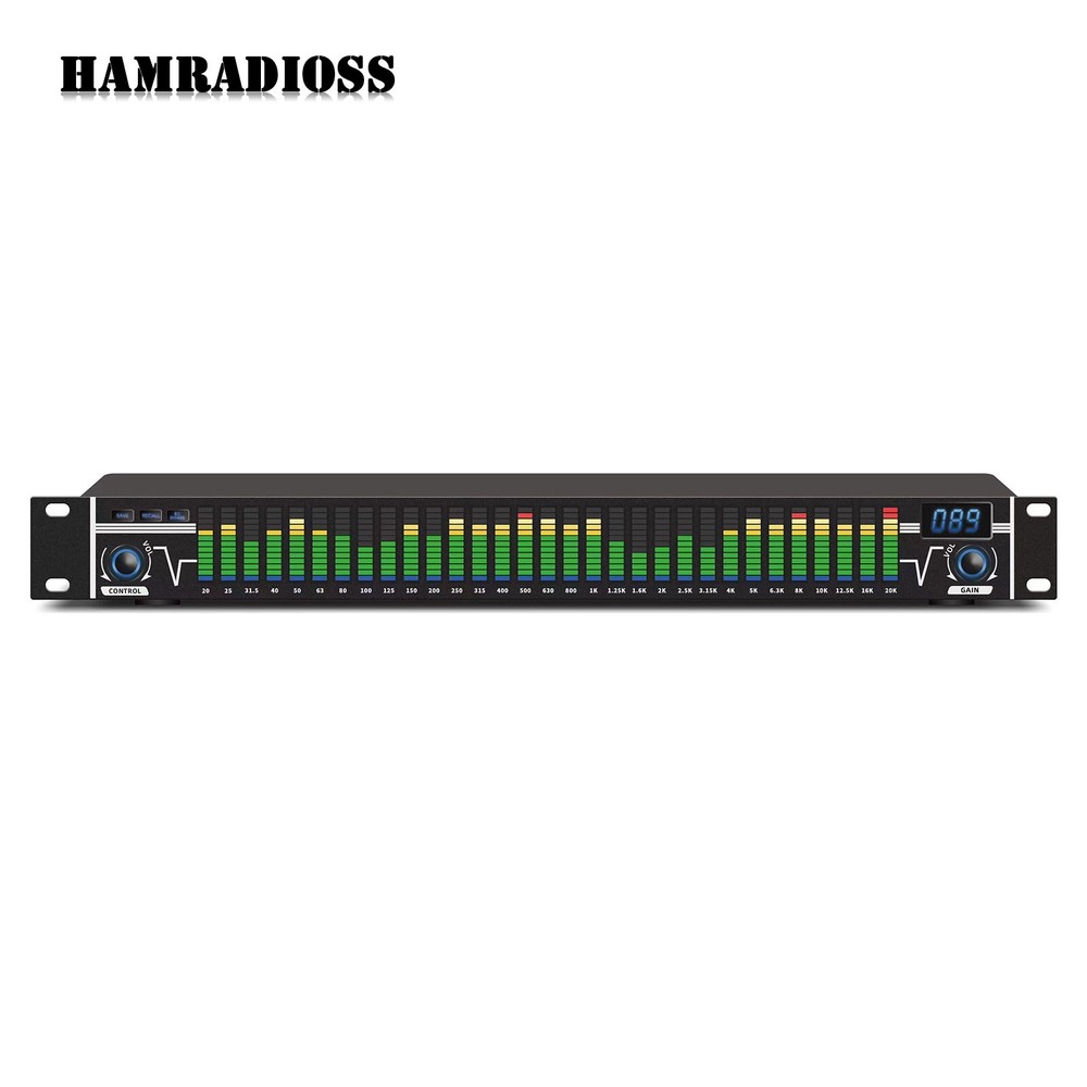 EQ-A31 Professional 31 Band Digital Equalizer for Stage Home Karaoke Studio Uses