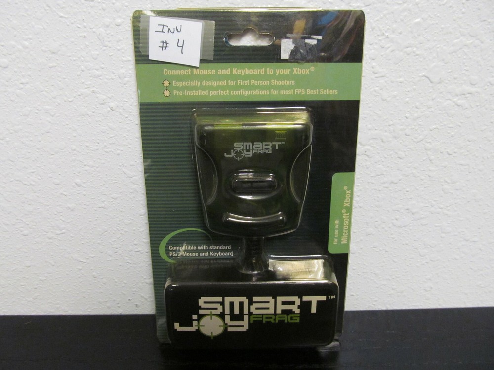 Original Microsoft XBOX Smart Joy Frag Keyboard & Mouse Adapter New  ( INV # 4 )