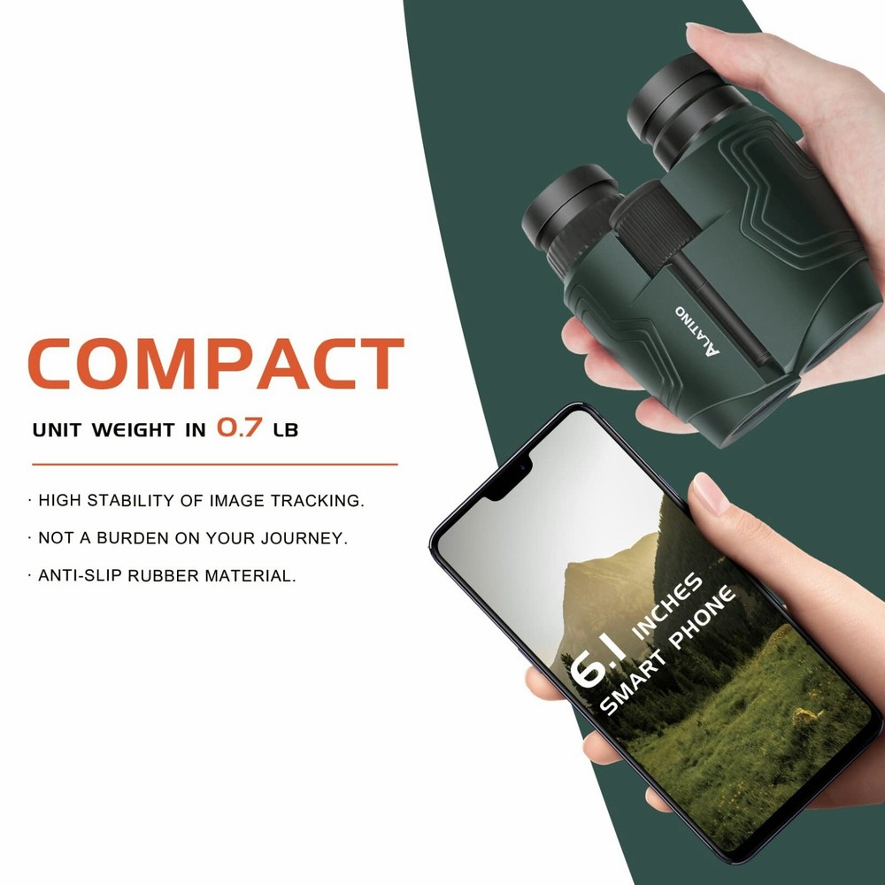 Compact Binoculars, Twist-up Eyecups and Multi-Focus Small Binoculars for Adults