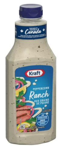 Kraft Peppercorn Ranch Salad Dressing, 425ml (2 Pack)