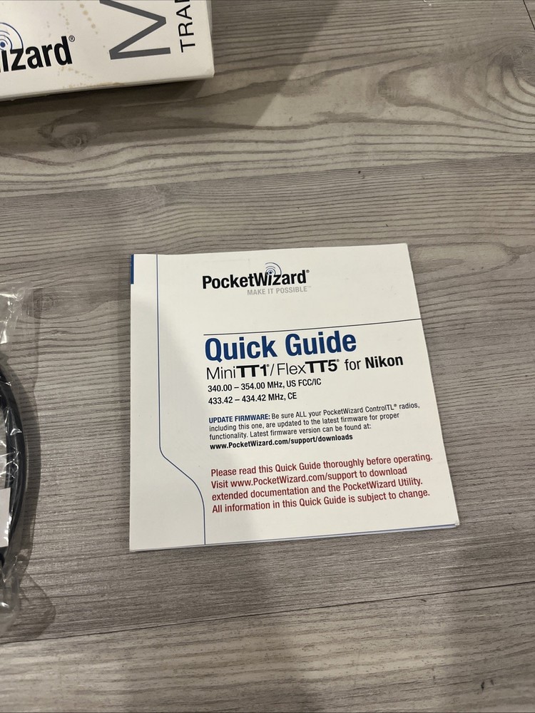 Genuine PocketWizard Mini TT1 Transmitter Pocket Wizard For Nikon