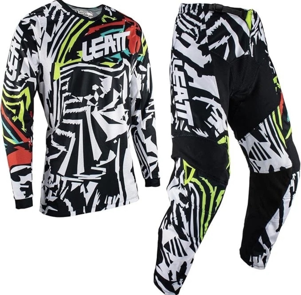 Leatt Ride Kit 3.5 Jersey and Pants Zebra size medium