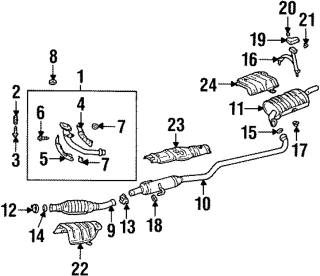 Genuine GM Front Pipe Spring 94856622