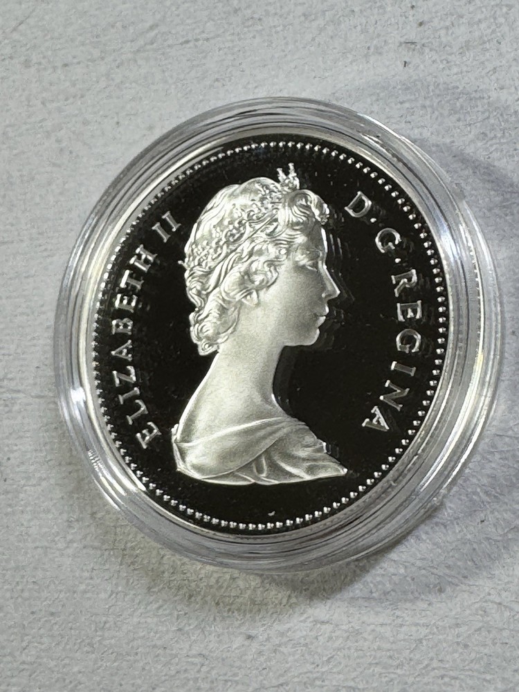 1984 Canada 1 Dollar Silver Proof Coin Toronto