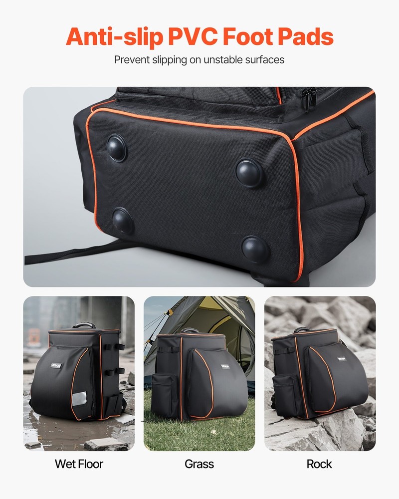 Welding Backpack 35.6L Welder Backpack for Tools Helmet 600D Polyester Ext