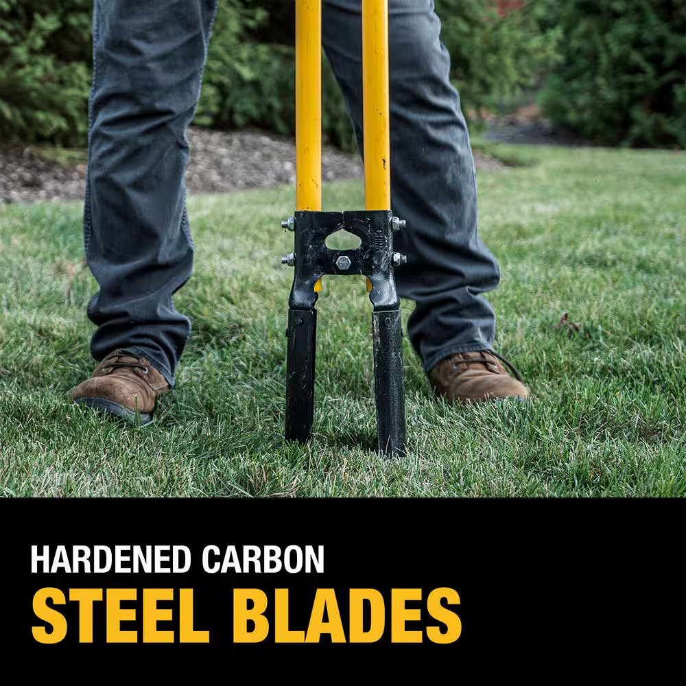 46 In. Fiberglass Handle Post Hole Digger