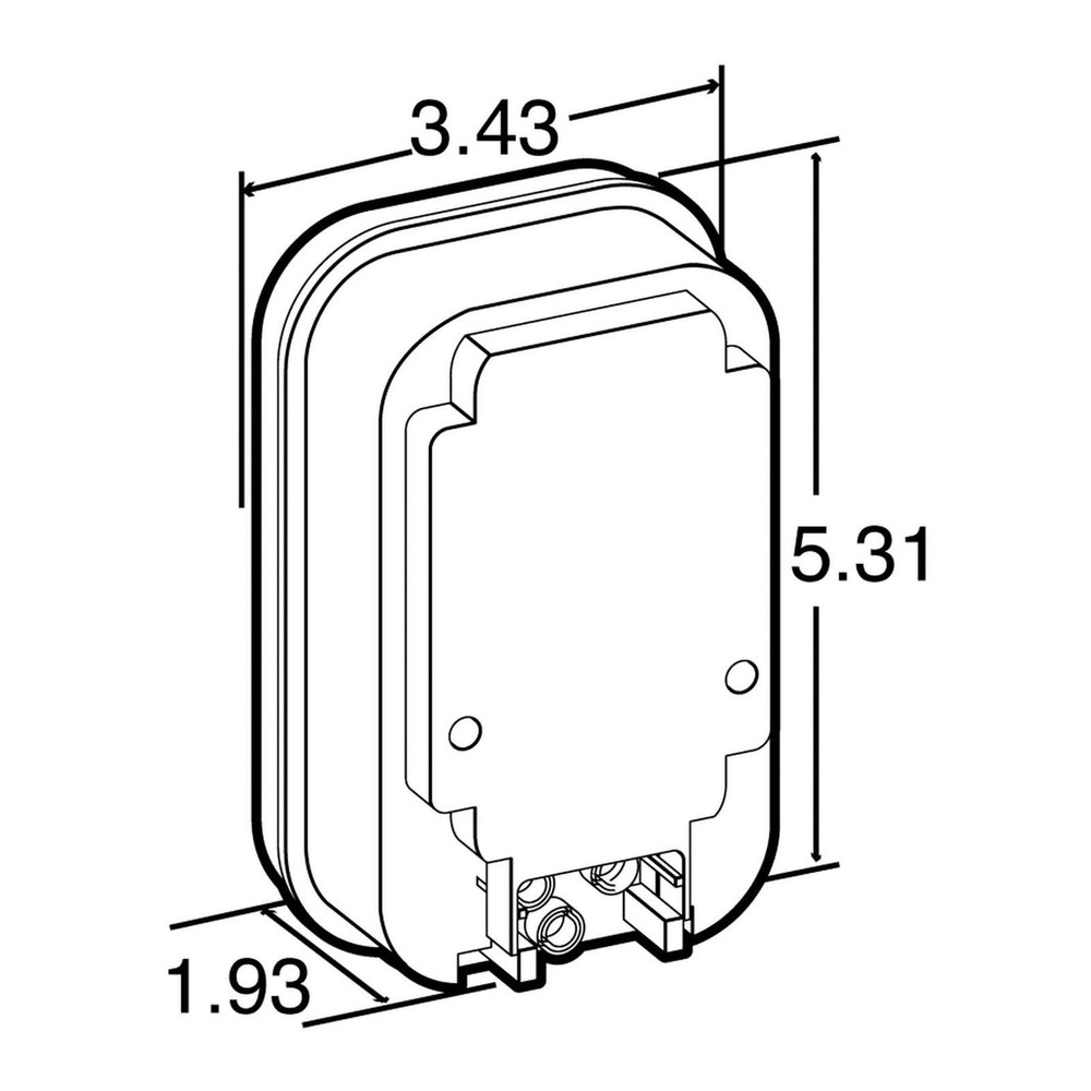 (45204) Reflectorized Back-Up Lamp