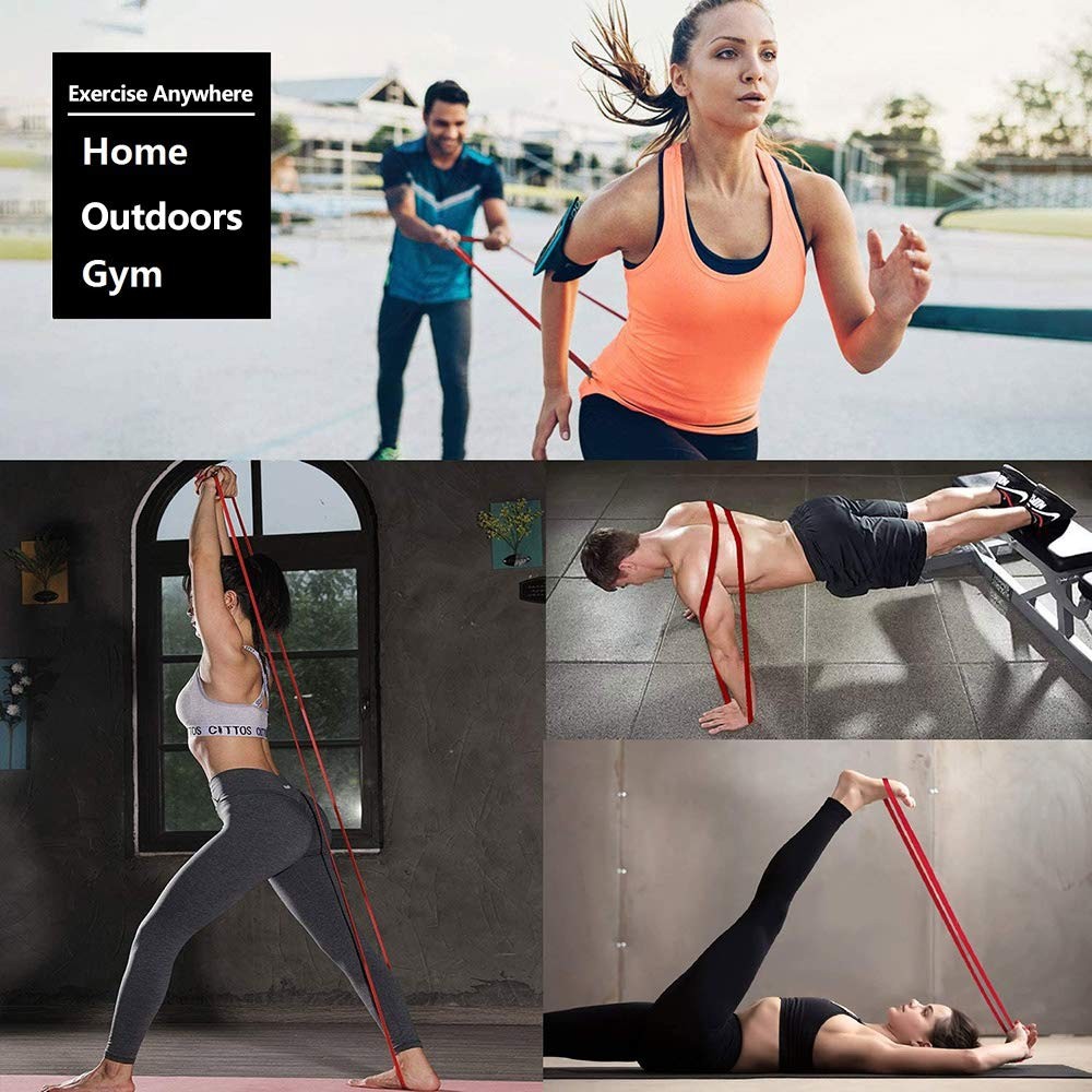 Pull-Up Bands Resistance-Bands Exercise-Bands - Pull up Assistance Bands Work...