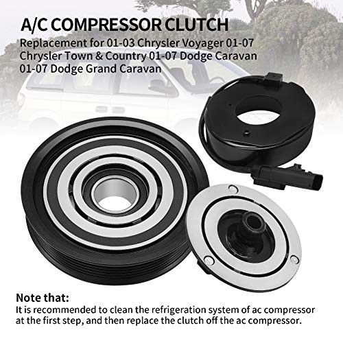 AC Compressor Clutch Assembly Kit AC Compressor Clutch Coil for Chryselr