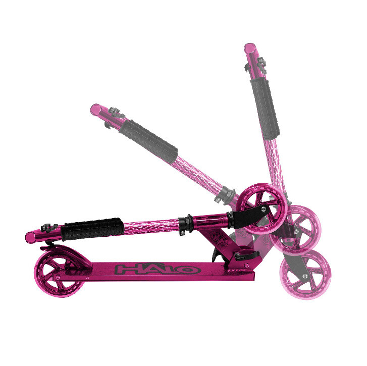 Halo Premium Inline Scooter - Candy Chrome Edition - Pink Foldable Adjustable