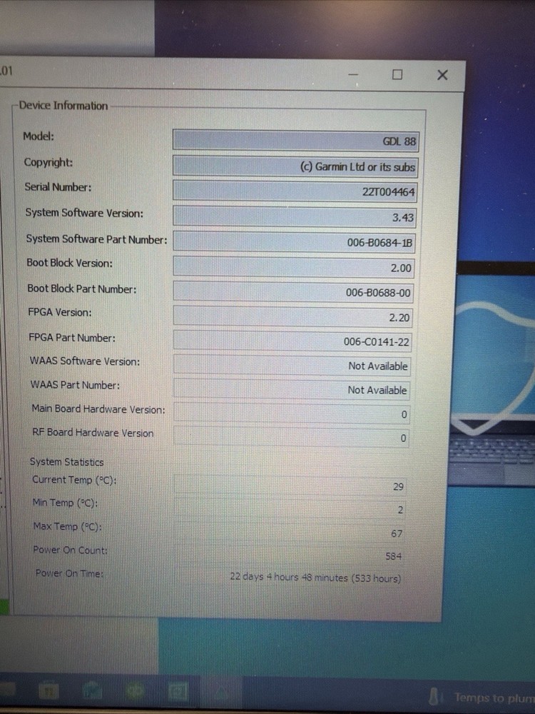 Garmin GDL 88 ADS-B Transceiver 8130-3