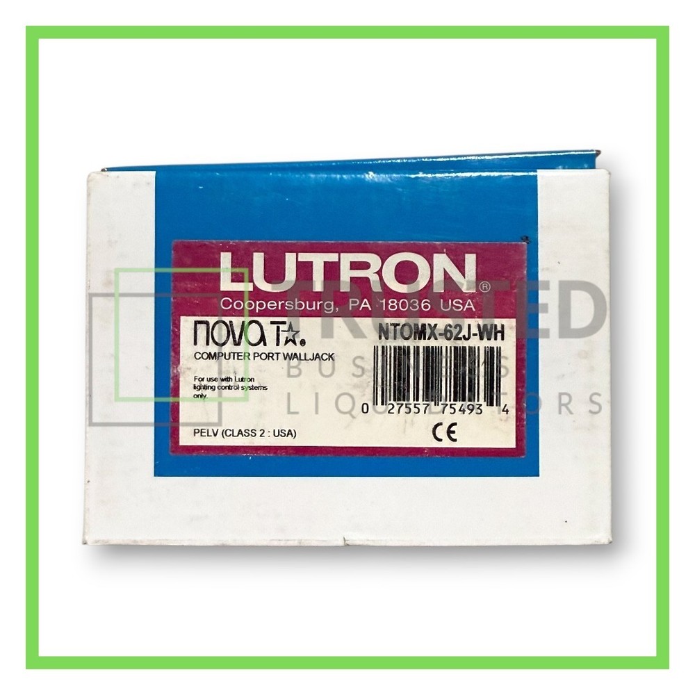 Lutron NTOMX-62J-WH Interface Module Lighting System Computer Port New