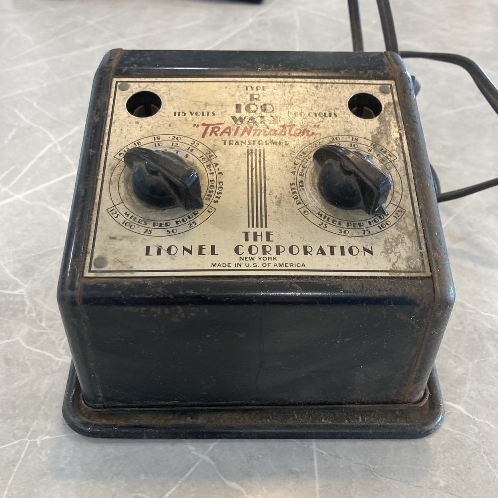 Lionel Type R 100 Watt Trainmaster Transformer Untested