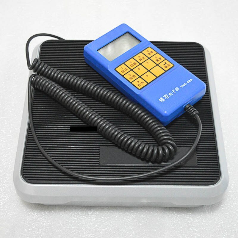 Electronic scale quantitative fluorine balance scale refrigeration tool
