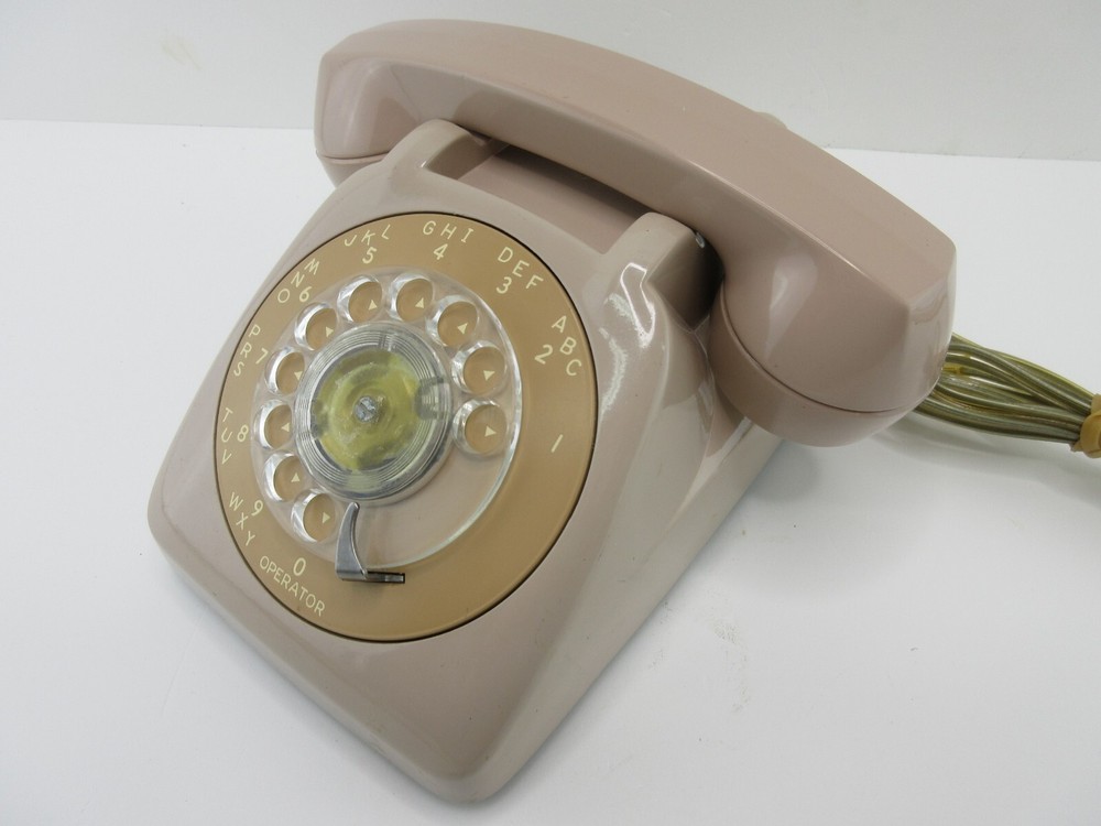 Automatic Electric Mauve Rotary Telephone