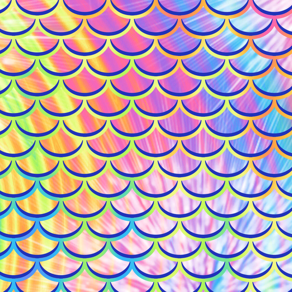 Spacefish Army Scuba Headband - Psychedelic Mermaid