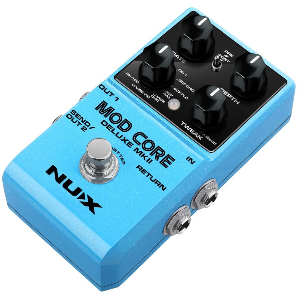 Mod Core Deluxe MKII 8 Modulation Effect Pedals for Guitar, 8 Modulation Type...