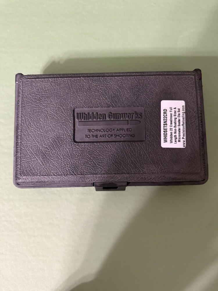 Whidden Gunworks Click Adjustable Bushing Reloading 2 Die Set