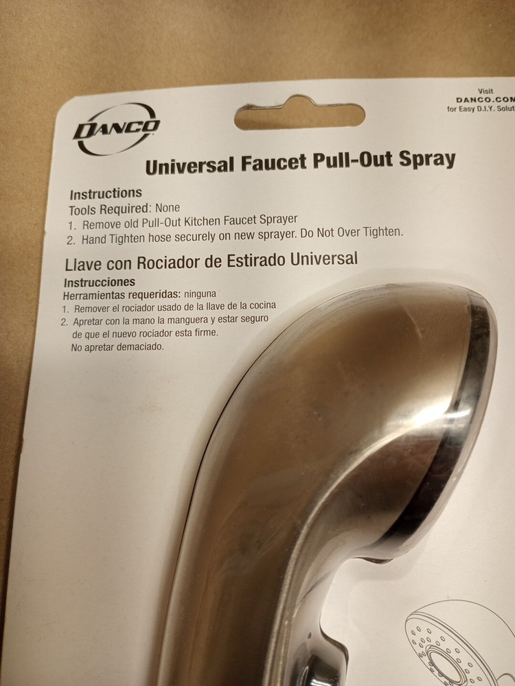 Danco 10409 Pullout Kitchen Spray Head, Brushed Nickel