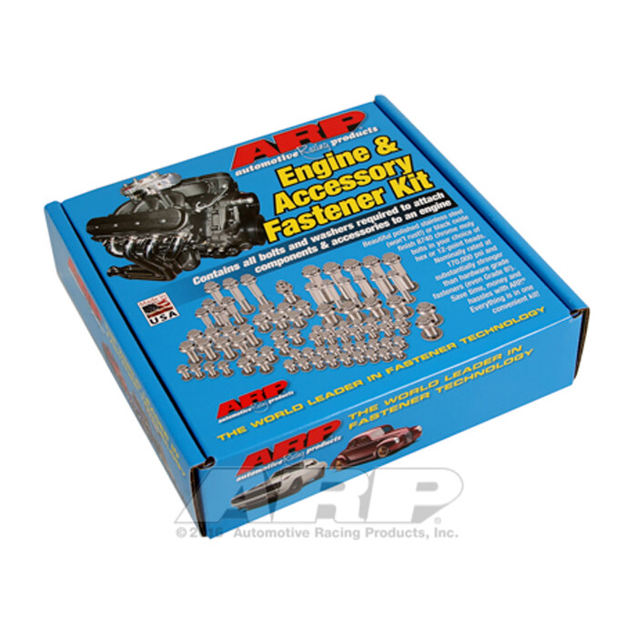 ARP 544-9601 Engine and Accessory Fastener Kit, Hex Head, Stainless, Polished,